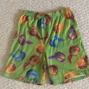 Ninja turtle pajama shorts for boys